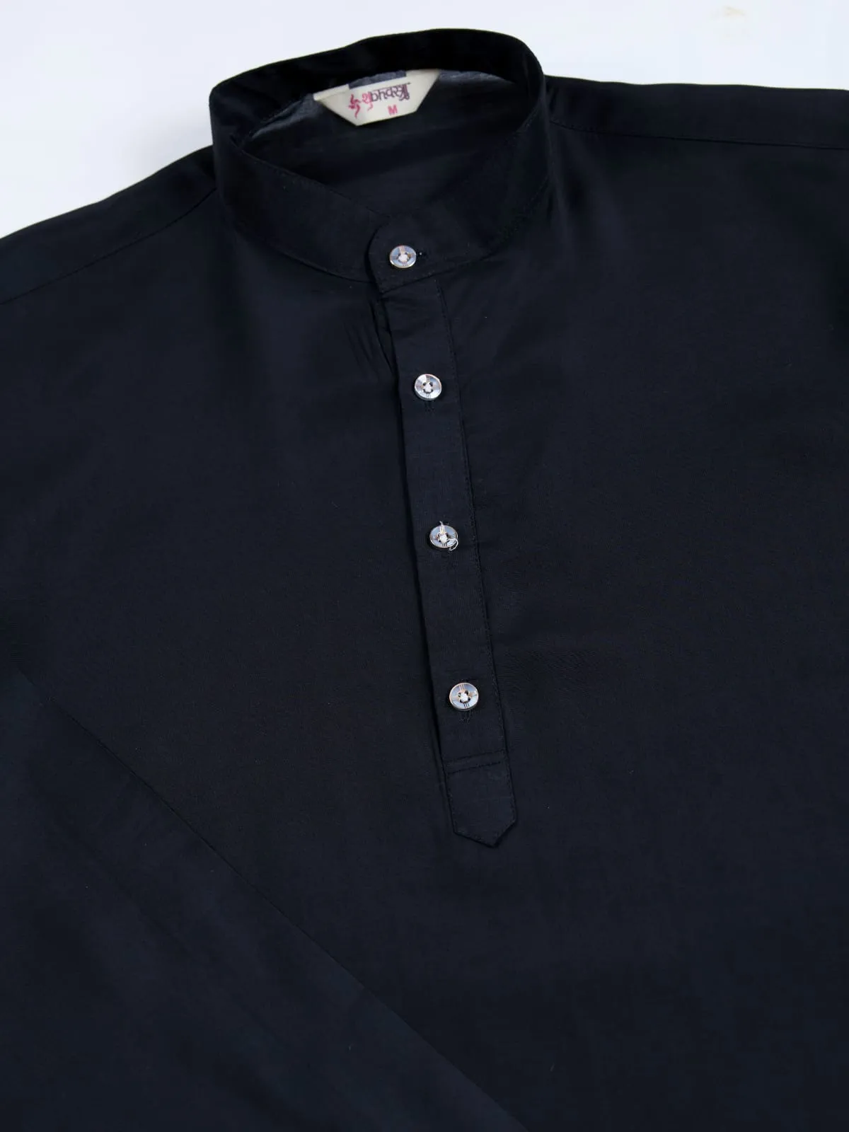 Black Viscose Silk Heavy Sequin Work Kurta Pajama & Koti Jacket