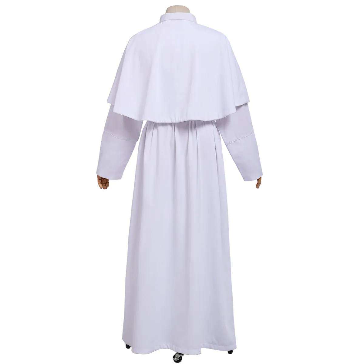 Clergy Men Cassock Priest Costume Bishop Roman Catholic Church Soutane Pope Pastor Father Mass Missionary Robes Outfit