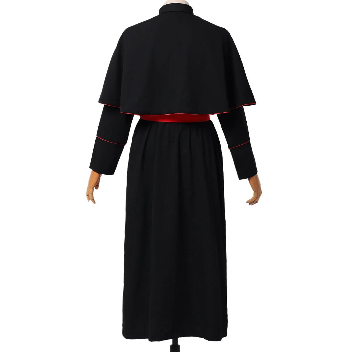 Clergy Men Cassock Priest Costume Bishop Roman Catholic Church Soutane Pope Pastor Father Mass Missionary Robes Outfit