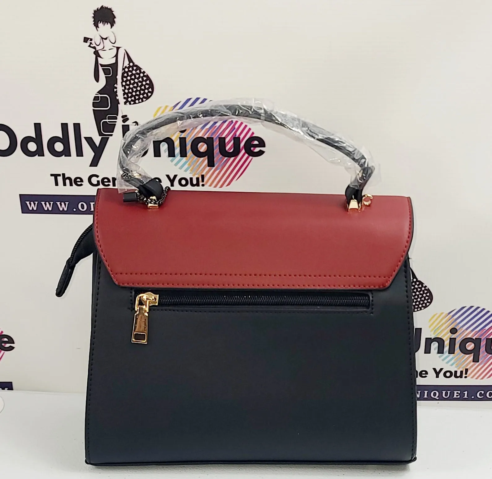 Colorblock Two Tone Satchel Sets with Matching Wallets