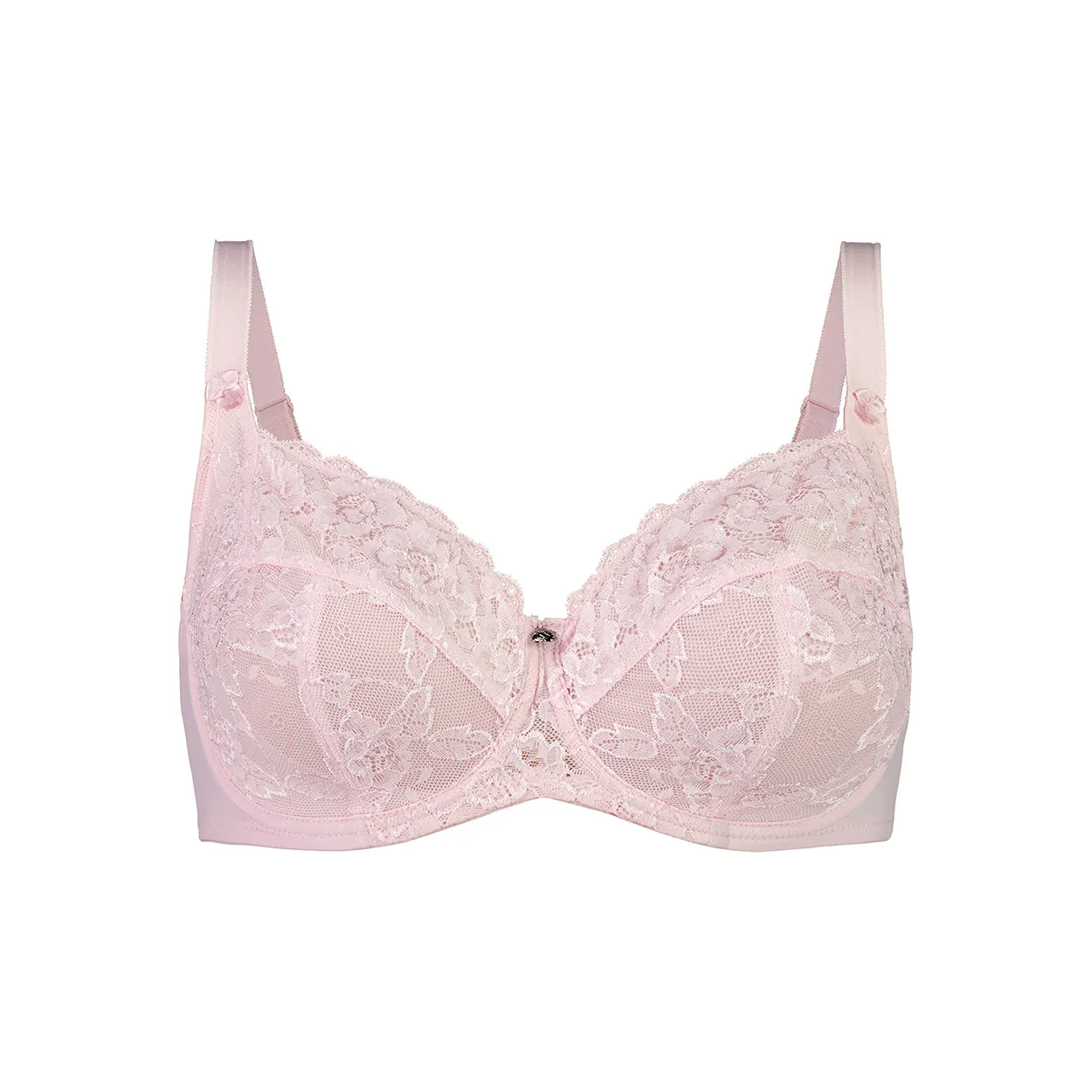 Dahlia Lace Full Cup Bra - Pink Smoke
