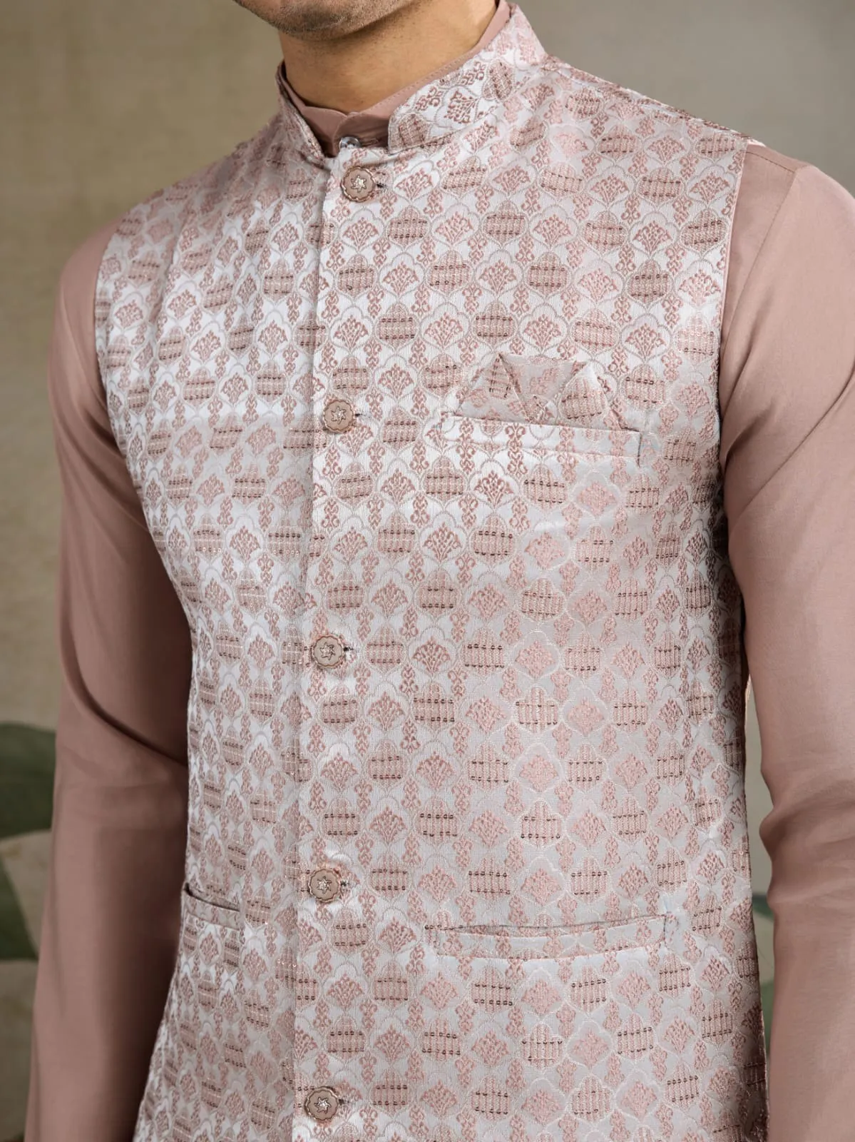 Ivery Viscose Silk Heavy Sequin Work Kurta Pajama & Koti Jacket