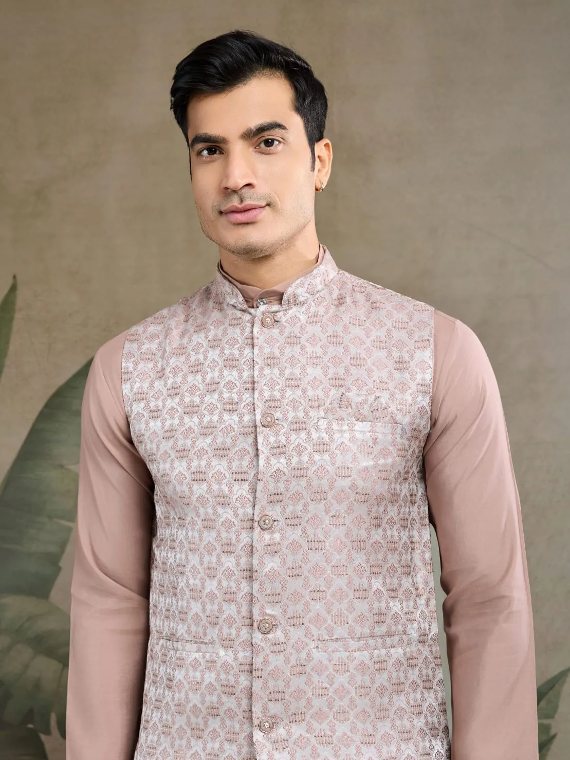 Ivery Viscose Silk Heavy Sequin Work Kurta Pajama & Koti Jacket