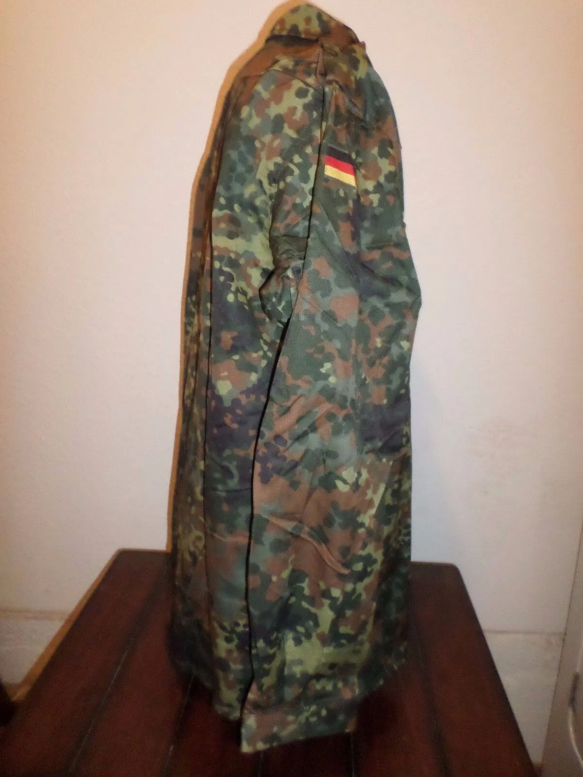 NEW GERMAN ARMY ISSUE FLECKTARN FLECK CAMOUFLAGE SHIRT/JACKET SIZE XL 48 LONG