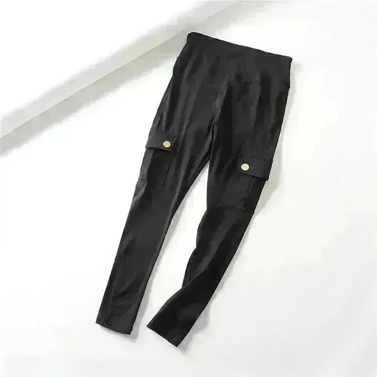 Skinny slim high elastic gym pants